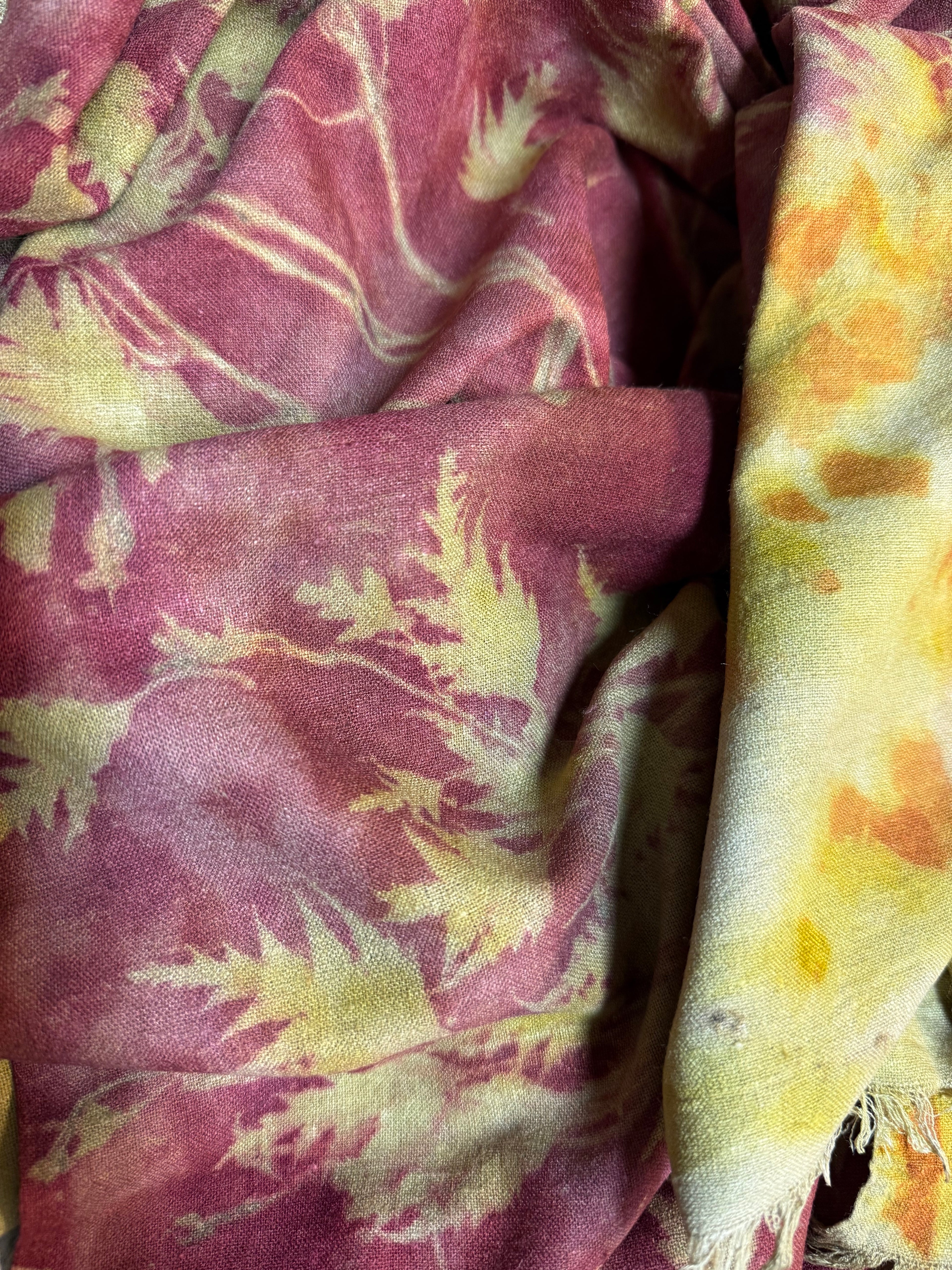 Eri handloomed thin silk